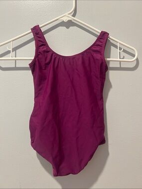 Solid Magenta Tank Leotard